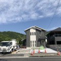 岩国市御庄で駐車場コンクリート工事